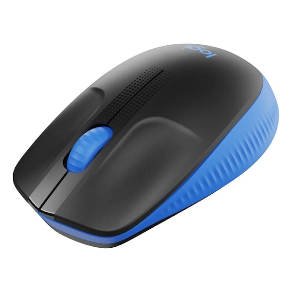 Logitech M190 Full Size Wireless Mouse - Blue Blue
