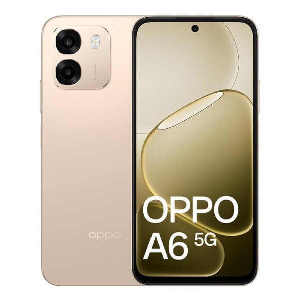 OPPO A6 5G (Dual Sim, 256GB/6GB, 6.75'') Aurora Gold