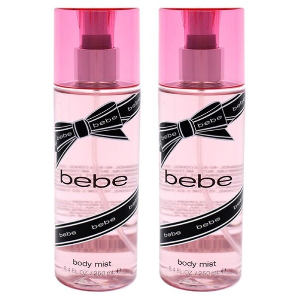 Bebe Silver by Bebe for Women - 8.4 oz Body Mist - Pack of 2 8.4 oz