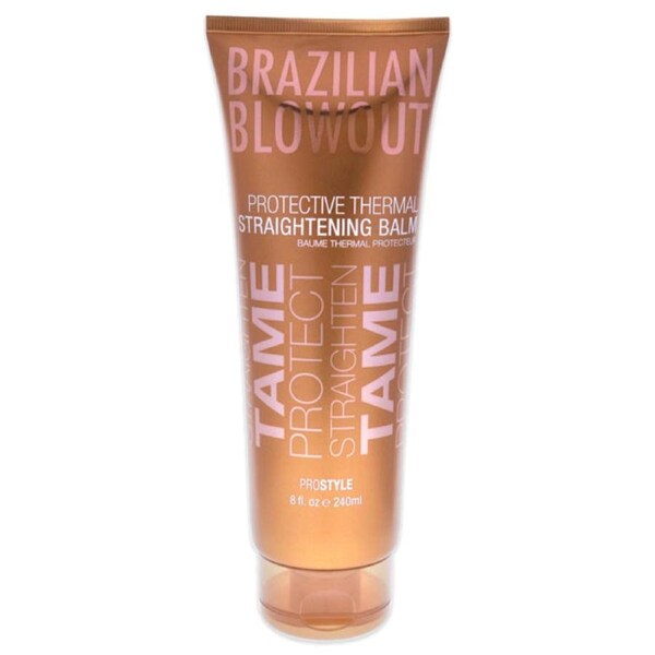 Acai Protective Thermal Straightening Balm by Brazilian Blowout for Unisex - 8 oz Balm 8 oz