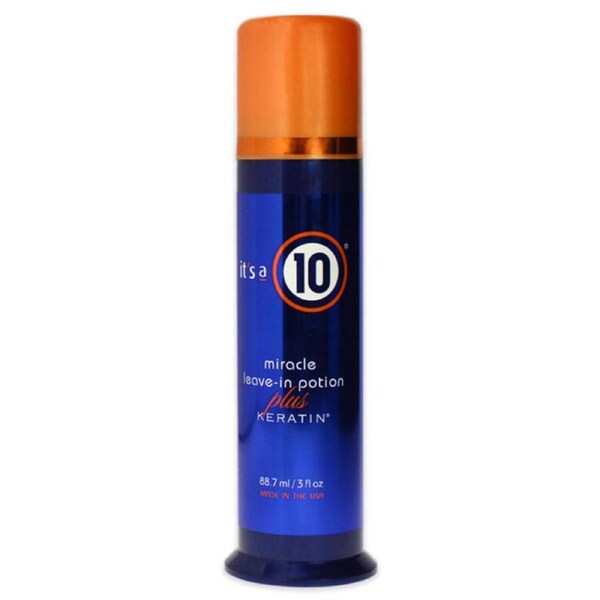 Miracle Leave-In Potion Plus Keratin by Its A 10 for Unisex - 3 oz Cream 3 oz