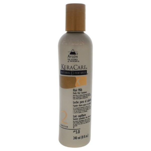 KeraCare Natural Textures Hair Milk by Avlon for Unisex - 8 oz Treatment 8 oz