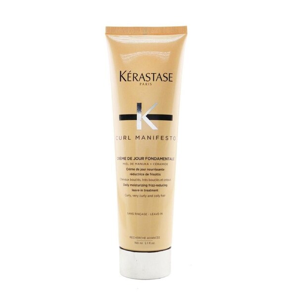 Kerastase Curl Manifesto Creme De Jour Fondamentale Hair Cream Daily Moisturizing Frizz-Reducing Leave-in Treatment - For Curly Hair 150ml/5.1oz 150ml/5.1oz