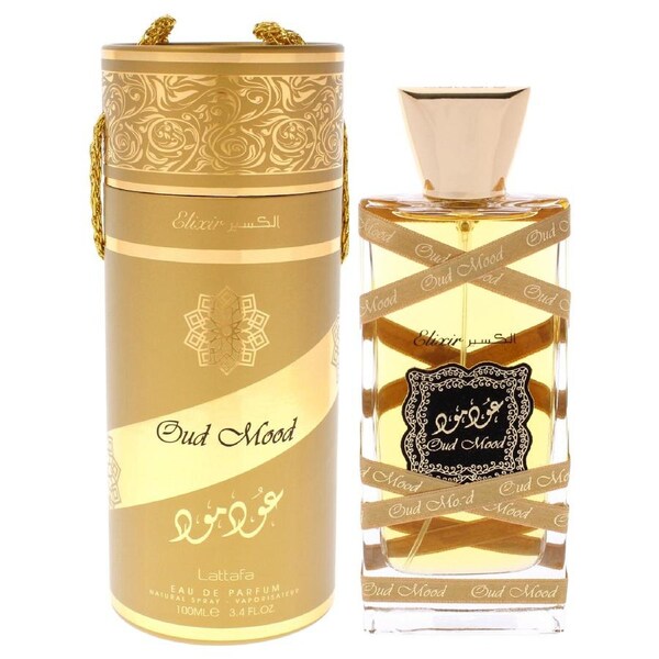 Lattafa Oud Mood Elixir by Lattafa for Women - 3.4 oz EDP Spray 3.4 oz