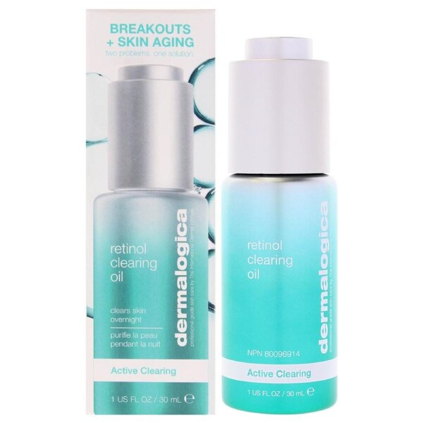 Dermalogica Retinol Clearing Active by Dermalogica for Unisex - 1 oz Oil 1 oz
