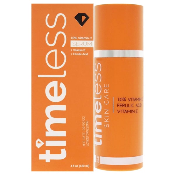 Timeless Vitamin C Plus E 10 Percent Ferulic Acid Serum by Timeless for Unisex - 4 oz Serum 4 oz