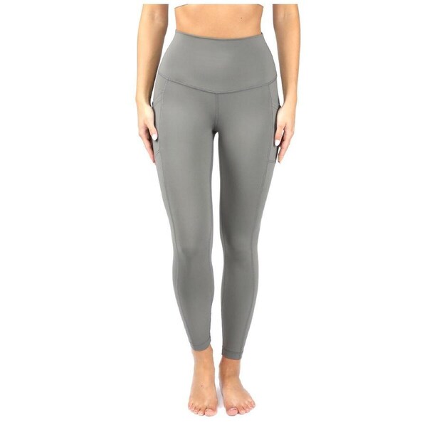 90 Degree Women's Hi-rise Legging Basil Green Large