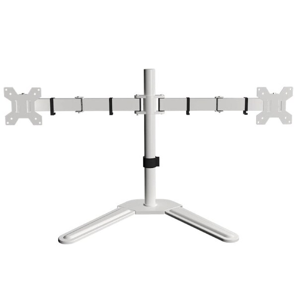 Vbase dual Monitor Desk Mount stand rotation 10 to 32 inch dz18 White