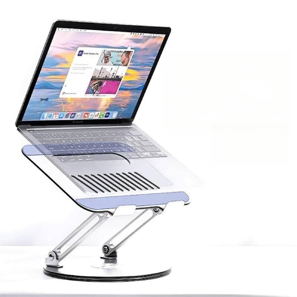 Mobile WHEELY Sit Stand Desk Folding Work Station 680x400MM FA107 Laptop Stand-T5