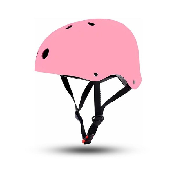 AHA Kids Hard-Shell Lightweight Bike Helmet in Pink Large