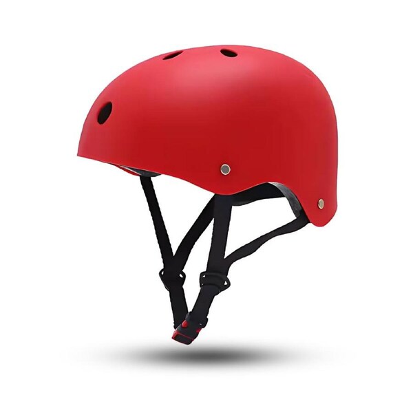 AHA Kids Hard-Shell Lightweight Bike Helmet in Red Large