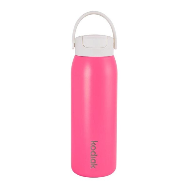 Kodiak Impact 946ml Insulated Stainless Steel Bottle with Straw Lid Pink Pop