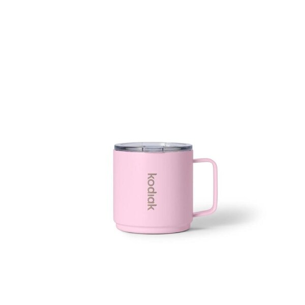 Kodiak 414ml Leakproof Insulated Stainless Steel Mug 14oz Pink
