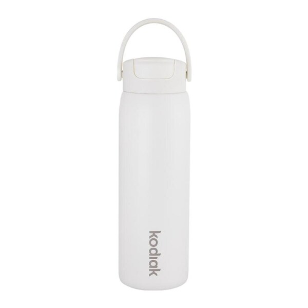 Kodiak Impact 710ml Insulated Stainless Steel Bottle with Straw Lid White Mist