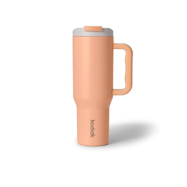 Kodiak Leakproof 1182ml Stainless Steel Insulated Tumbler w/ Straw 40oz Peach