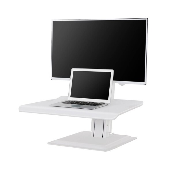 st15w Free Standing Screen Sit Stand 22"-32" up to 11kg - white gid://shopify/Metaobject/158235230496, gid://shopify/Metaobject/156915007776
