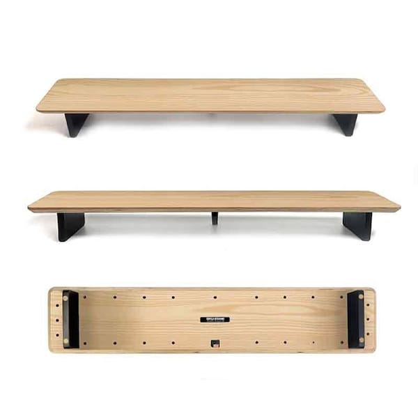 ONLINE GKU Plymodel Monitor Riser Stand Extra Large gid://shopify/Metaobject/158885347616 / Oak