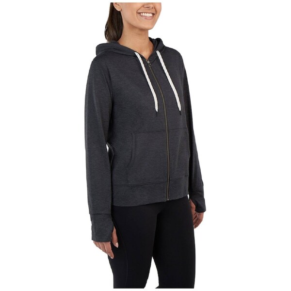 Kirkland Signature Ladies Hoodie Black - Eco-Friendly, Moisture-Wicking Medium