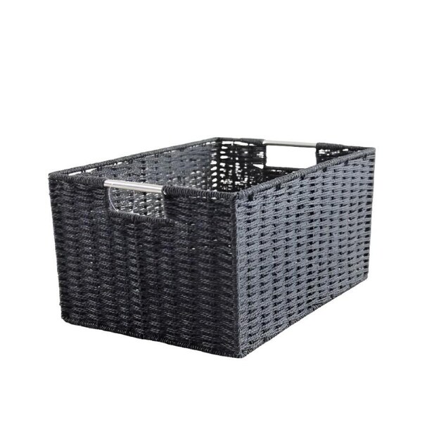 Chattel Storage Basket Black Medium