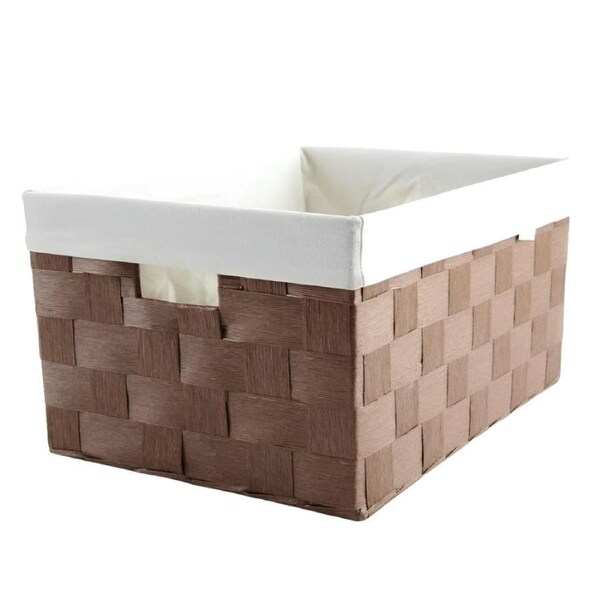 Linear Storage Basket Brown Large
