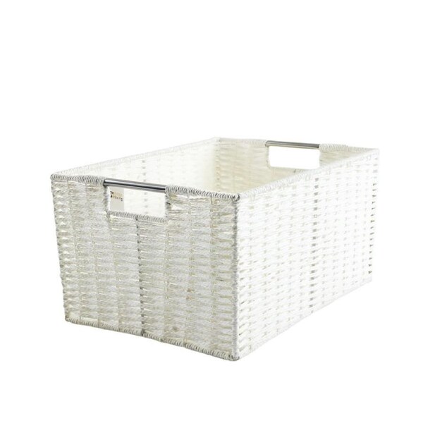 Chattel Storage Basket White Large