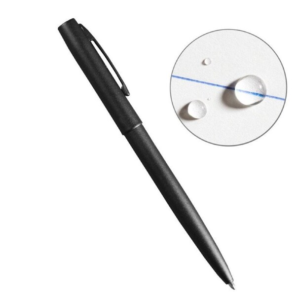 Rite in the Rain All Weather Metal Clicker Pen Refillable Blue