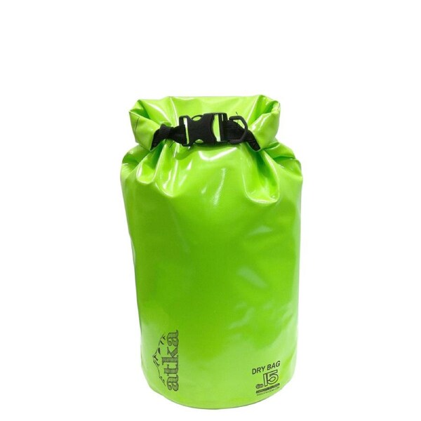 Atka 15L Dry Bag Waterproof Storage Sack Camping Kayak Boating Gear Green