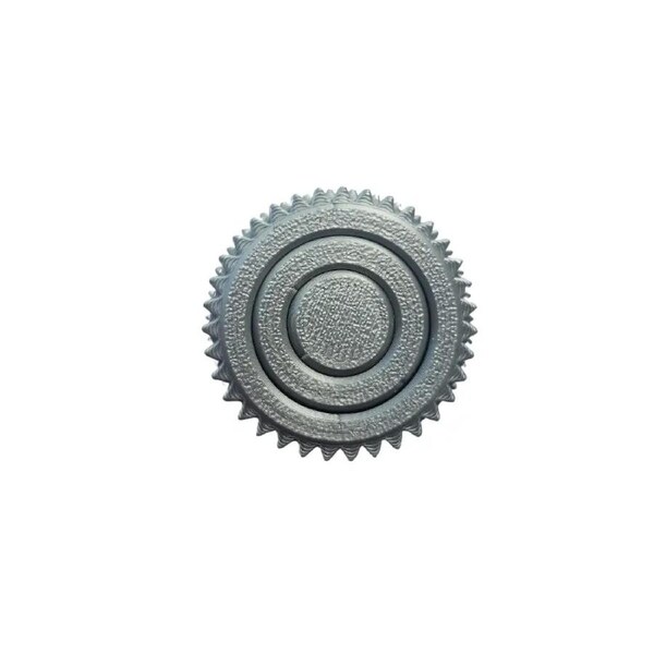 Spiked Gyro Fidget Spinner Silver