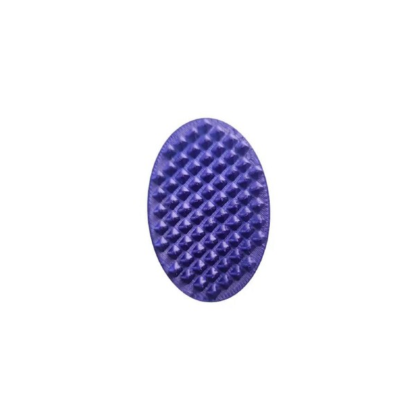 Spiked Oval Mini Fidget Purple