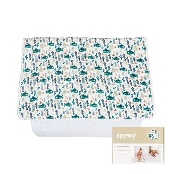 Spewy Bed Mat - Underwater World Pattern