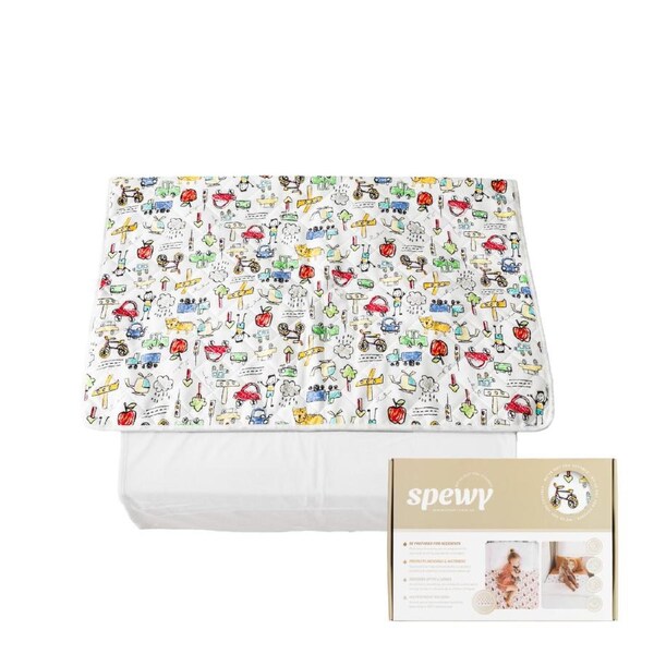 Spewy Bed Mat - City Hustle Pattern Single