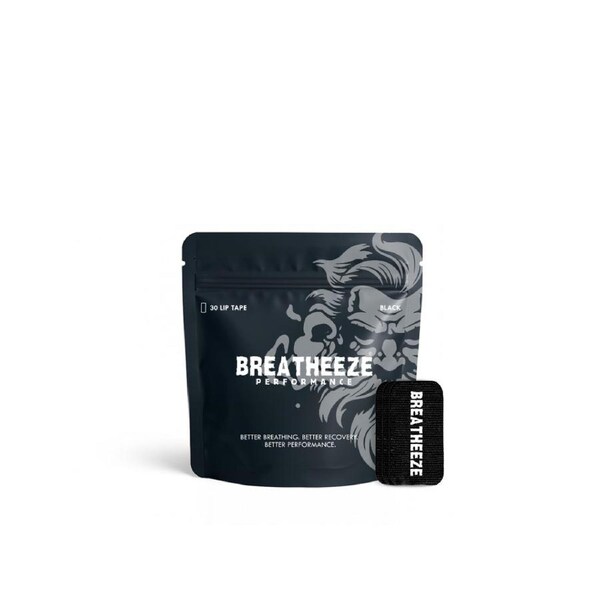 Breatheeze Lip Tape - 30 Pack Black
