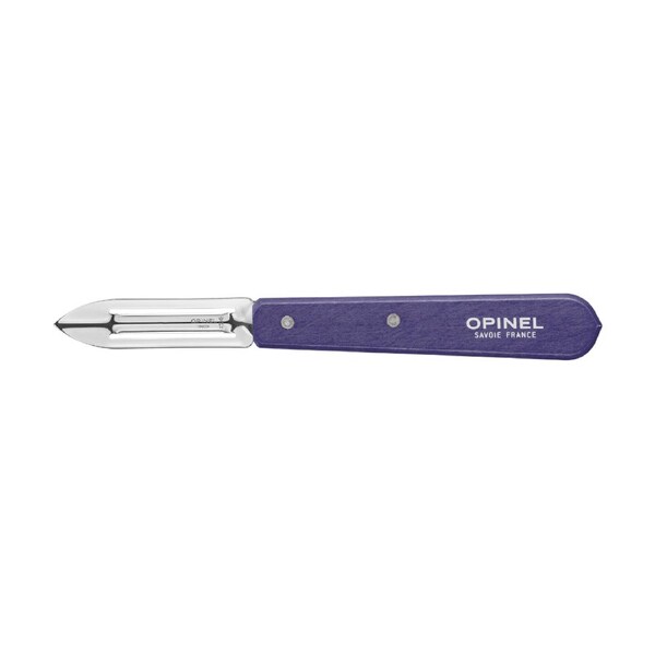Opinel Les Essentiels Peeler No115 Paysage Stainless Steel Kitchen Peeler France Violet