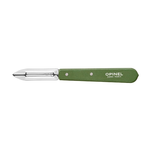 Opinel Les Essentiels Peeler No115 Paysage Stainless Steel Kitchen Peeler France Khaki