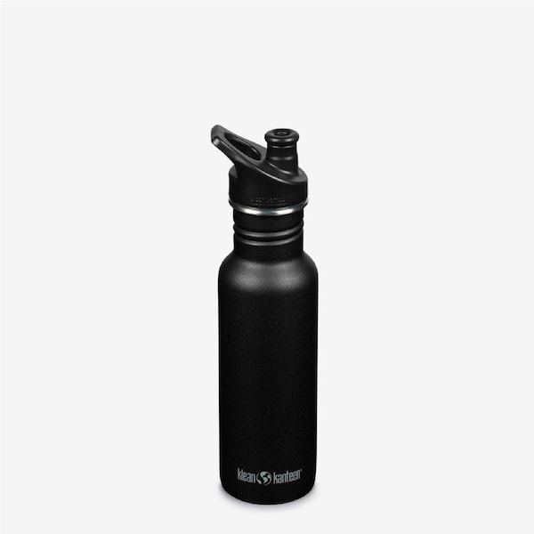 18oz Classic Narrow (w/Sport Cap) Black Black