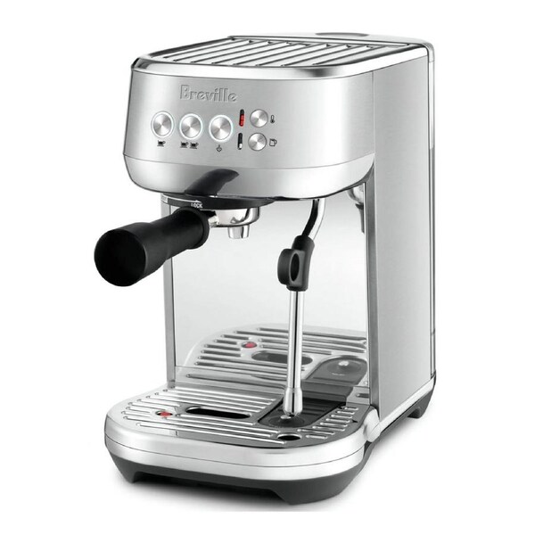 Breville The Bambino Plus Espresso Coffee Machine BES500BSS - Stainless Steel Silver