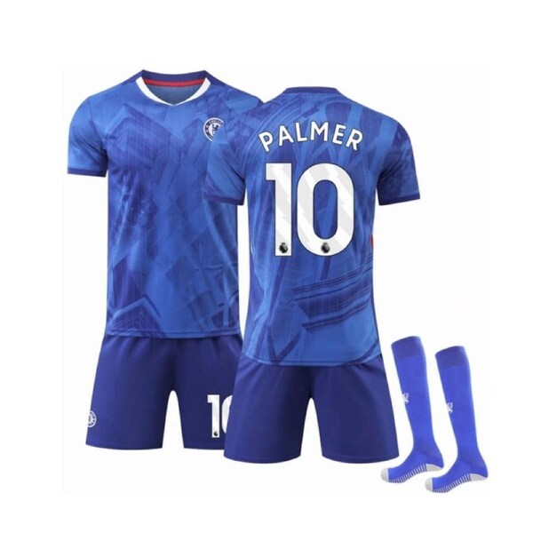 25/26 Chelsea Cole Palmer #20 Kids Soccer Kit Football Jersey Set 28