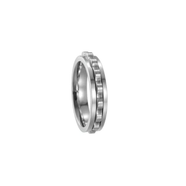 Anxiety Spinner Ring - Gear Size 6