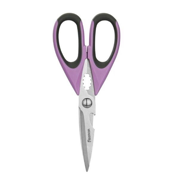 Fissman Kitchen Scissors 22cm - Stainless Steel Purple