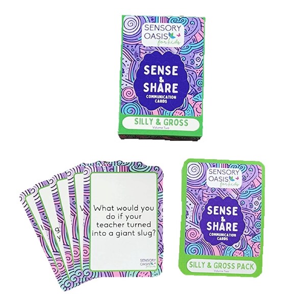 Sense & Share Communication Cards - Silly & Gross Pack Volume 2