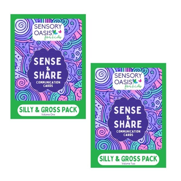 Sense & Share Communication Cards - Silly & Gross Pack Vol 1 & Vol 2