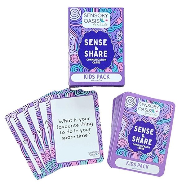 Sense & Share Communication Cards - Kids Pack Volume 1