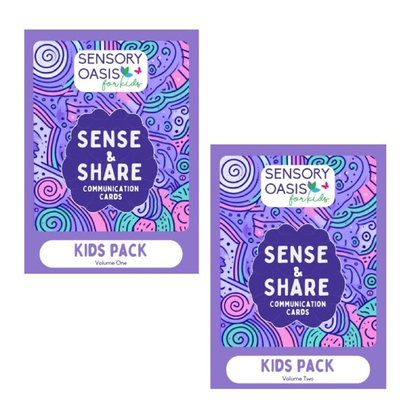 Sense & Share Communication Cards - Kids Pack Vol 1 & Vol 2