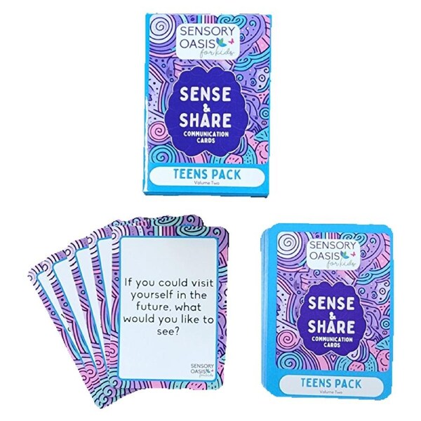 Sense & Share Communication Cards - Teens Pack Volume 2