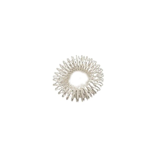 Acupressure Spiky Ring Silver