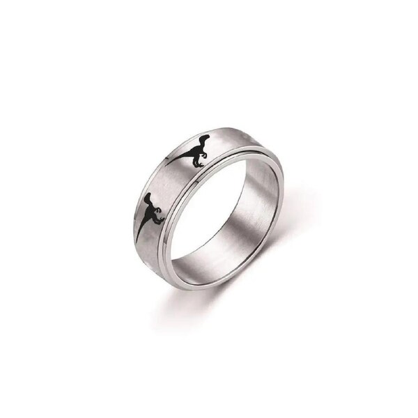 Anxiety Spinner Ring - Velociraptor Size 6