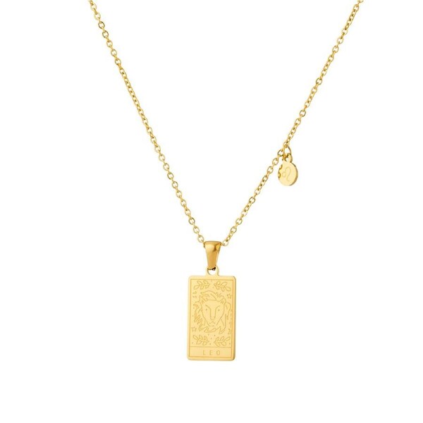 Silk Oil of Morocco - Zodiac Sign Pendant Necklace leo