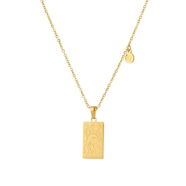 Silk Oil of Morocco - Zodiac Sign Pendant Necklace virgo