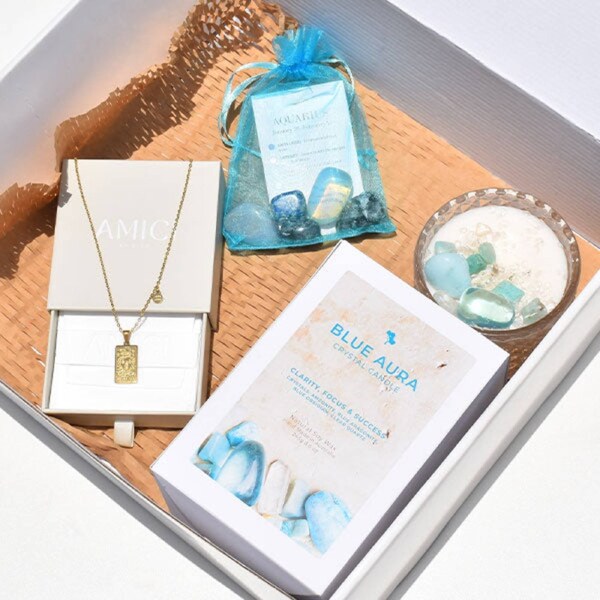 Silk Oil of Morocco - Zodiac Sign Must Haves Gift Hamper aquarius