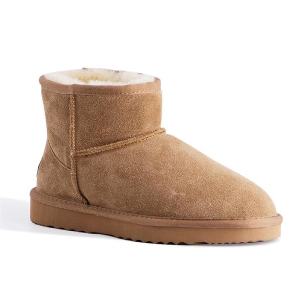 AUS WOOLI UGG Bondi Sheepskin Short Ankle Boots In Chestnut/Tan AU WOMEN 8/AU MEN 6 / CHESTNUT